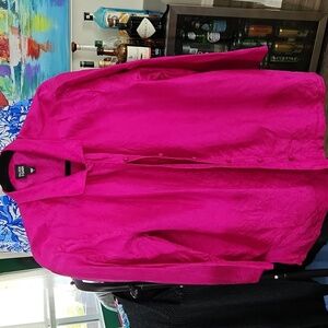 Eileen Fisher Silk Blouse L oversized fit